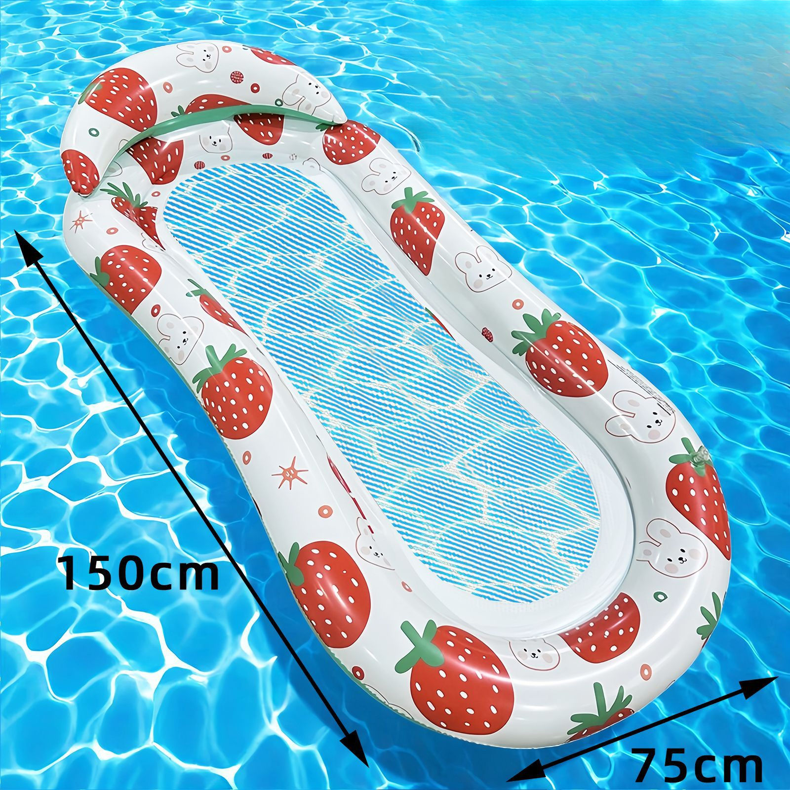 Strawberry mesh flotation