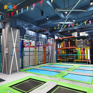 โซลูชันสวนแทรมโพลีนแบบครบวงจรในร่มพร้อมเกมอาร์เคดที่น่าตื่นเต้นและสถานที่ท่องเที่ยว <span class=keywords><strong>VR</strong></span> สำหรับการสร้างและออกแบบที่กำหนดเอง - Product Image 1