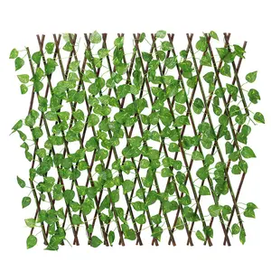 Pagar Ivy Buatan Plastik Pagar Penutup Pagar Buatan Pagar Taman Dekoratif