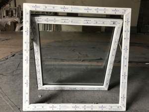 Ventanas colgantes superiores de arco de PVC/UPVC de alta calidad Diseño impermeable e <span class=keywords><strong>invisible</strong></span> para precio de baño - Product Image 4