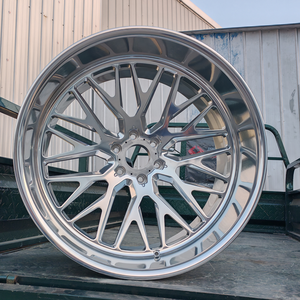 22x12 22x14 24x12 24x14 26x16 28x16 Tiefbett Geschmiedete Polierte LKW-Räder für Ford <span class=keywords><strong>Truck</strong></span> F-250 F-350 20 22 24 26 28 30 Zoll - Product Image 2