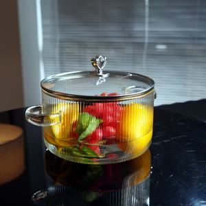 Casserole en verre résistant à la chaleur avec couvercle, personnalisable pour les cadeaux d'entreprise et les promotions - Product Image 5