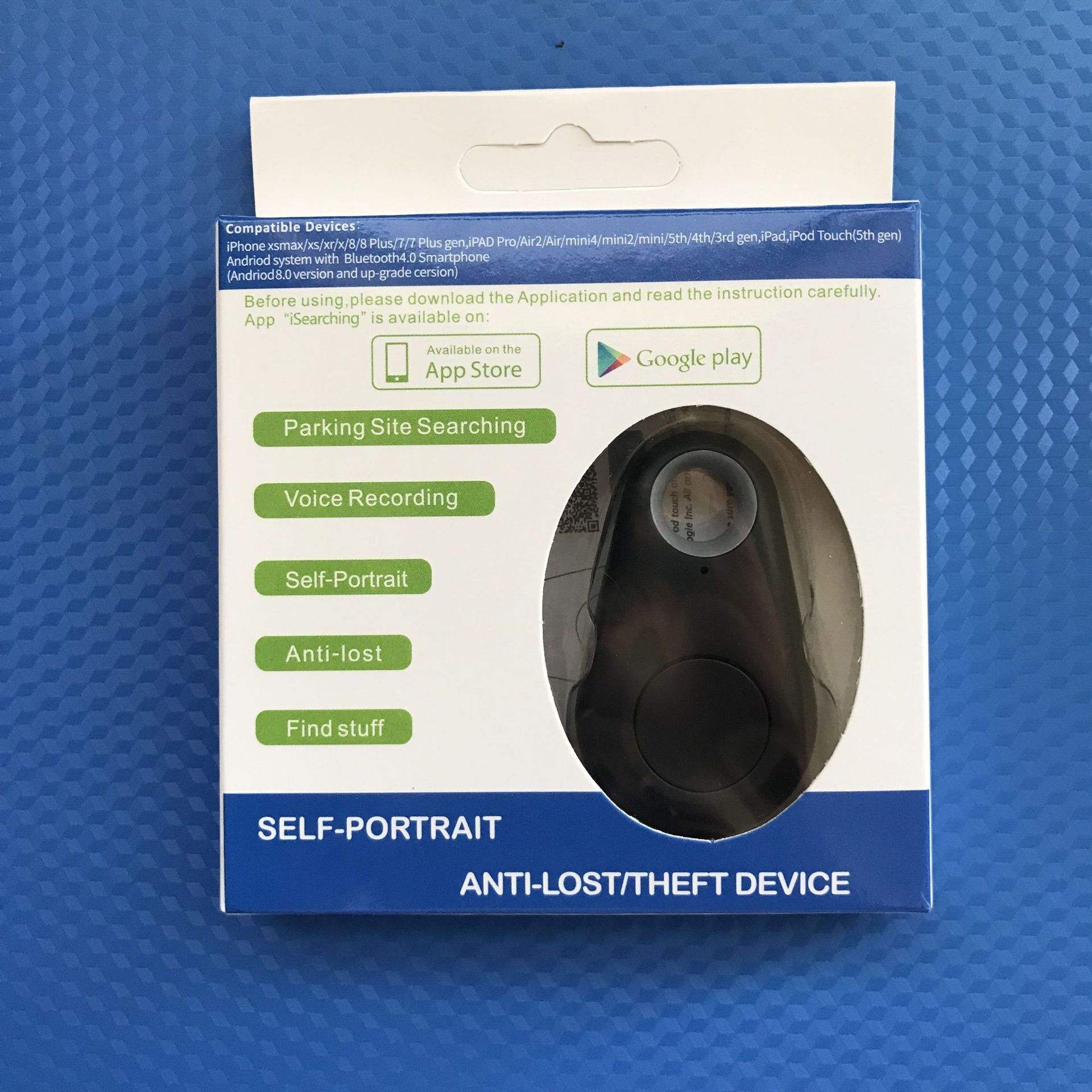 Negro en forma de gota (embalaje de caja de color)