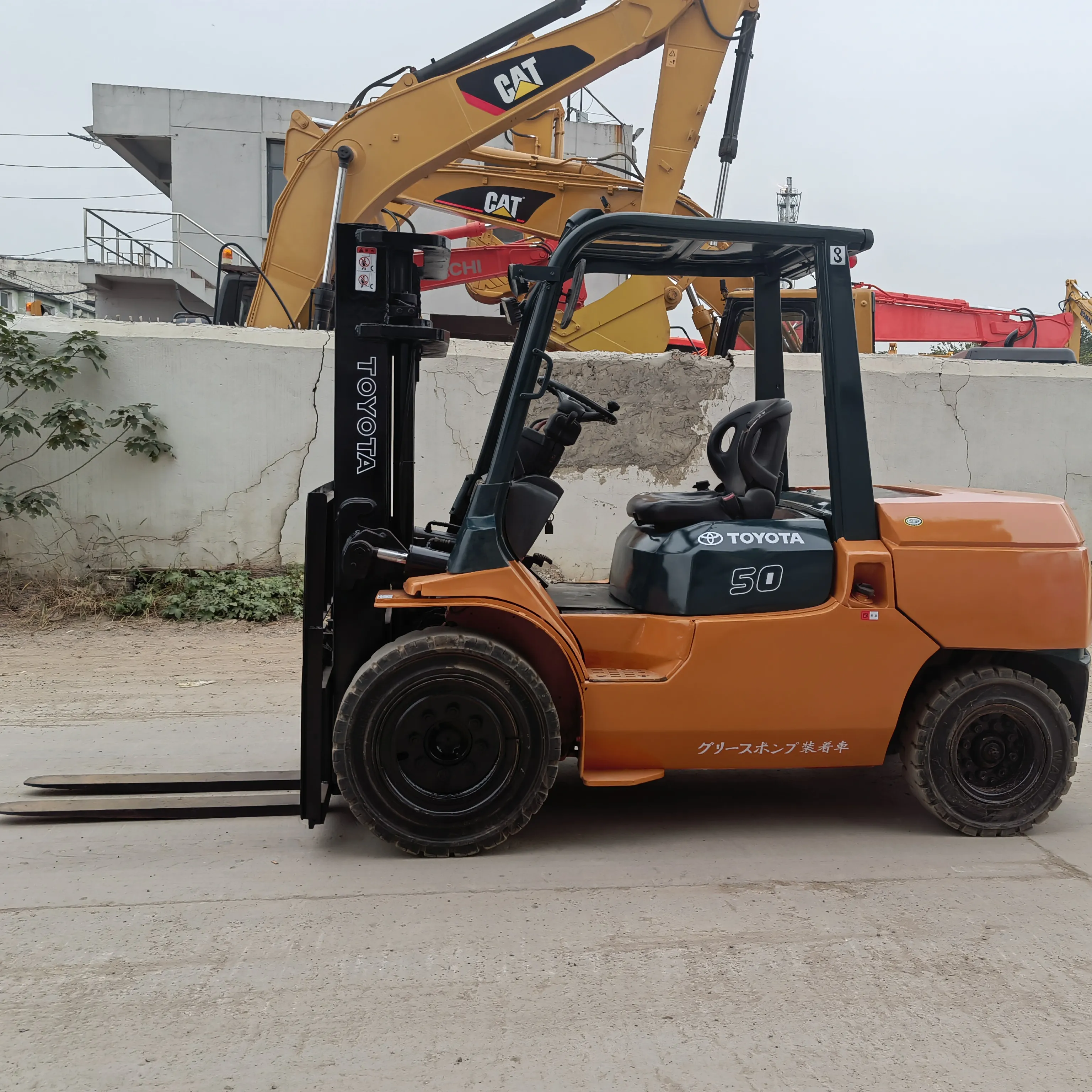 Used toyota 5 ton forklift/ 3ton 5ton 7ton 8ton 10ton 15ton 25ton diesel forklift for sale