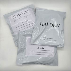 Custom Logo White Mailer Shipping Packaging Mailing Bags Large Extra Large 14.5x19 19x24 Poly Bags - Product Image 3