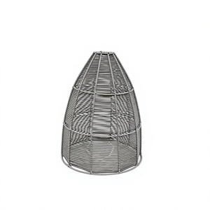 Hot Selling Cone Plastic Lamp Shade Brushed Nickel Minimalist Eco-Friendly Indoor Decor <b>Light</b> Accessory with Easy Installation - Product Image 1