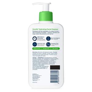Nettoyant Hydratant Visage en Gros 355 ml Liquide pour Peaux Normales à Sèches avec Céramides et Acide Hyaluronique - Product Image 3