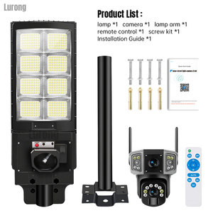Tất cả trong một năng lượng mặt trời ánh sáng với máy ảnh 4 gam Sim Wifi năng lượng mặt trời đèn với CCTV với <span class=keywords><strong>PIR</strong></span> năng lượng mặt trời <span class=keywords><strong>LED</strong></span> ánh sáng đường phố giá - Product Image 3