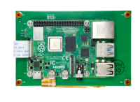 Layar Sentuh Kapasitif 5 Inci MIPI DSI 800x480 IPS 550 Nits Kecerahan Tinggi untuk Raspberry Pi 5 4B HMI Industri Rumah Pintar IoT