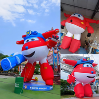 Grands modèles gonflables de personnages de dessins animés Super Wings, réalistes, pour enfants, personnages variés, personnalisables pour les événements