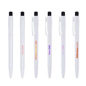 Custom Logo Bulk Packaged 1.0mm <b>Ballpoint</b> <b>Pens</b> Business Promotion Sports/Banner Plastic Writing Black Ink Custom Brand - Product Image 1