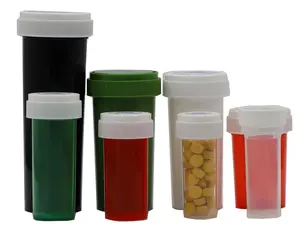 OEM HDPE Plastic Bottle With CRC Cap For Medical Pill Capsule Pharmaceutical Vitamin Biodegradable Plastic Box