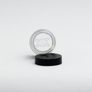 Cannacoast Custom Logo Printing Child Resistant CR Clear <b>Glass</b> 5S Jar Bottle <b>Container</b> 1oz 2oz 3oz Plastic for Dry Flower Herb - Product Image 2