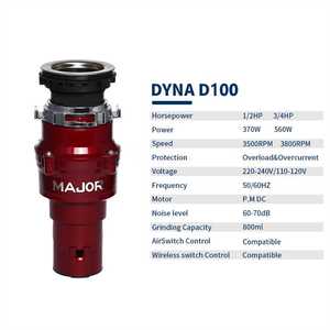 DYNA D100 <span class=keywords><strong>Triturador</strong></span> de Residuos de Alimentos Inteligente de Acero Inoxidable, Unidad de Eliminación de Basura para Cocina, <span class=keywords><strong>Triturador</strong></span> Eléctrico de <span class=keywords><strong>Fregadero</strong></span>, Duradero - Product Image 5