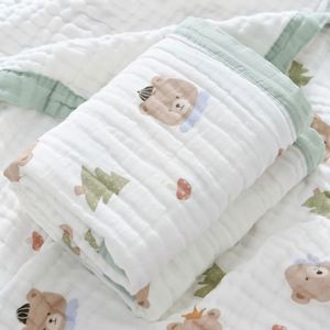Wholesale Baby Muslin Wrap Summer Cotton <b>Blanket</b> <b>Children</b> Beach Towel Soft <b>Blanket</b> Gauze Quilt - Product Image 1