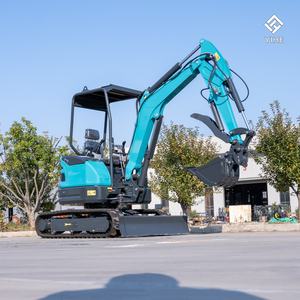 Mini-excavatrice compacte de qualité supérieure avec moteur Yanmar, système hydraulique, <span class=keywords><strong>attache</strong></span> rapide, accessoires de godet pour ferme et jardin - Product Image 2
