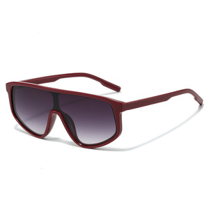 Logo Custom 2026 Vintage Men Women Big <b>Frame</b> Sun Glasses UV400 <b>Square</b> One Piece Lens <b>Sunglasses</b> - Product Image 3