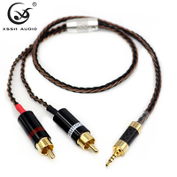 Câble d'extension pour écouteurs YIVO HIFI, 8 cœurs OCC 3.8MM XSSH, DIY OEM ODM, pour guitare, haut-parleur, audio, ligne auxiliaire
