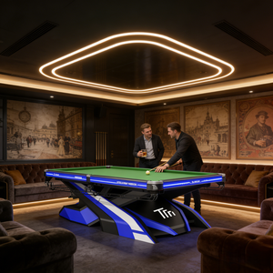 Mesa de Billar Comercial STELLARWAY para Club/Bar, 7 pies, 8 pies, 9 pies, Mesa de Billar China de 8 Bolas, Estructura de Acero Rojo YACHT con Paño de Billar Incluido - Product Image 4