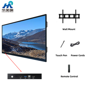 98/100 inch trong nhà tương tác màn hình cảm ứng bảng trắng Android <span class=keywords><strong>4</strong></span> + 32G giáo dục hội nghị SDK OEM Áp phích kỹ thuật số cho hội nghị - Product Image 3