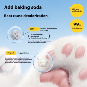Free Sample Tofu Plant Cassava <b>Litter</b> 100% Natural Dust Free Kitty Sand Antibacterial Deodorization Cassava <b>Litter</b> - Product Image 4
