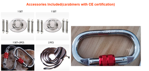 Toptan paraşüt naylon kumaş kapalı hamak spor Yoga hamak salıncak hava Yoga hamak - Product Image 5