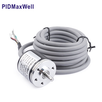 Encodeur rotatif PIDMaxwell de petite taille, axe solide de 4 mm, 1024ppr, avec sortie push-pull