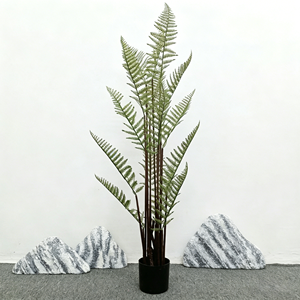 Nouvelle fausse <span class=keywords><strong>fougère</strong></span> <span class=keywords><strong>de</strong></span> Boston en pot, style zen chinois, très demandée, pour l'ornementation des jardins et cours. - Product Image 3