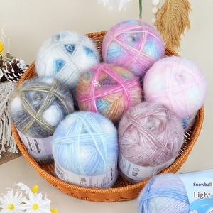 <span class=keywords><strong>Hilo</strong></span> Fantasí<span class=keywords><strong>a</strong></span> DIY Tejido <span class=keywords><strong>a</strong></span> Mano con Degradado Teñido por Segmentos y Efecto Brillante para Suéteres, Bufandas y <span class=keywords><strong>Gorros</strong></span> <span class=keywords><strong>de</strong></span> Ganchillo Jiangsu - Product Image 2