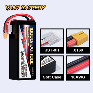 Vant 6s-hv FPV LiPo pin 10000mAh 23.1V 100c 6S LiPo pin với XT60 cắm pin cho máy bay không người lái 7/10/13/15 inch FPV - Product Image 3