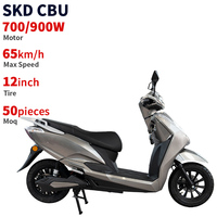 Scooter électrique CKD SKD 12 pouces 700/900W, vitesse maximale de 65 km/h, moto électrique de haute qualité, cyclomoteur pour adultes