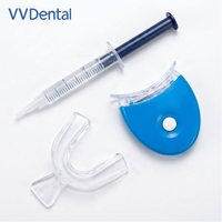 Fabricant professionnel de kits de blanchiment dentaire portables avec 1 LED et 3 ml de gel blanchissant, vente en gros