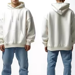 Jersey de algodón de alta calidad para hombre, sudaderas con capucha, ropa de calle, chándales, Sudadera con capucha con estampado de soplo pesado, fabricación - Product Image 3