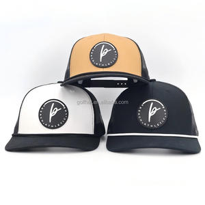 หมวกแก๊ปทรง Trucker Richardson 112 แบบ 6 แผงตาข่าย ปรับขนาดได้ พร้อมแผ่นหนัง ยาง PVC และปักโลโก้ตามสั่ง สำหรับการล่าสัตว์ - Product Image 3
