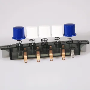 Ventilateur manuel oscillant à 5 touches, 4 vitesses, <span class=keywords><strong>3</strong></span> niveaux de vitesse, avec interrupteur à touches de piano, 1A 250VAC, capuchon de touche bleu - Product Image 1