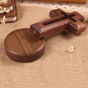 Madera Jerusalén Cruz de madera Cruces Decoración - Product Image 4