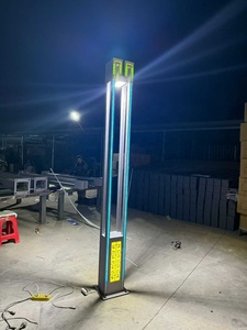 Lampadaire de jardin extérieur haut de gamme, IP65, étanche, en aluminium, 3 m, éclairage paysager LED avec capteur de lumière et variateur d'intensité, AC 85-265V - Product Image 3