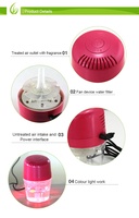 Source d'alimentation électrique d'appareil ménager à faible bruit et purificateur d'air de voiture d'installation portable petit purificateur d'air