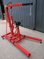 Vente flash : Grue de moteur pliable de 2 tonnes, grue d'atelier de réparation de moteur de voiture et support de moteur en acier, palan de moteur rotatif pour le levage automobile