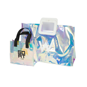Bolsa de Mano Holográfica Eagle Gift con Logotipo, Diseño Moderno, Resistente al Agua, con Dos Asas, para Todas las Temporadas - Product Image 6