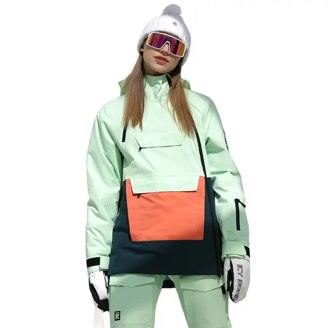 Custom ski & snow wear winter outdoor sport ski suit Windproof snow jacket waterproof snowboard jacket women