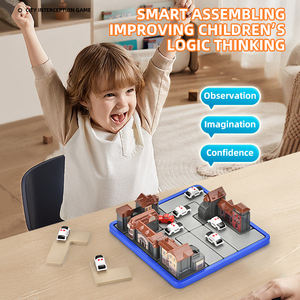 Jeu de société en plastique interactif pour enfants Jouets éducatifs de formation de compétition d'<span class=keywords><strong>interception</strong></span> de ville de <span class=keywords><strong>police</strong></span> pour les enfants - Product Image 3