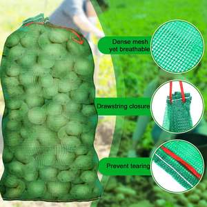 Huamaohengchun 60 Bolsas de Almacenamiento de Malla Grande y Duraderas de 21''x32'' de Material LDPE, Reutilizables con Cordón, para Cebollas, Cítricos y Frutas, Capacidad de 50 Libras - Product Image 6