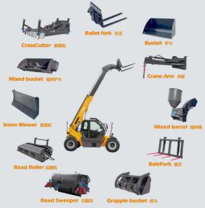 Manipulador Telescópico 4x4 con Pluma de Elevación de 7m 10m 14m 18m de Altura, Capacidad de Carga de 3 Toneladas 3.5 Toneladas 4 Toneladas 5 Toneladas 6 Toneladas - Product Image 6