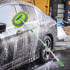 Car Wash Mop Chenille <b>Telescopic</b> <b>Brush</b> Soft Bristles Car Cleaning Tool - Product Image 1