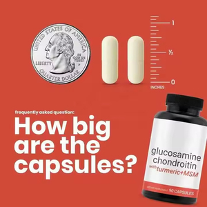 Capsules de curcuma MSM glucosamine, supplément de soutien articulaire de marque privée OEM - Product Image 4