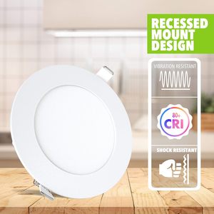 Venta al por Mayor, Nuevo Modelo 2025, Lámpara LED Empotrable Delgada, 100-265V, 6W, 9W, 12W, 15W, 18W, 24W, Luz de Techo Integrada para Oficina, CE ERP - Product Image 4