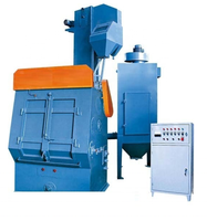 Machine de grenaillage en caoutchouc de Tumblast de ceinture de chenille pour de petites pièces de fonderie