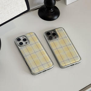 Style coréen <span class=keywords><strong>jaune</strong></span> Plaid PC matériel <span class=keywords><strong>coque</strong></span> de téléphone pour <span class=keywords><strong>Apple</strong></span> pour <span class=keywords><strong>iPhone</strong></span> 16 pour <span class=keywords><strong>iPhone</strong></span> 14 ProMax pour <span class=keywords><strong>iPhone</strong></span> 13 pour <span class=keywords><strong>iPhone</strong></span> 15 Electr - Product Image 4