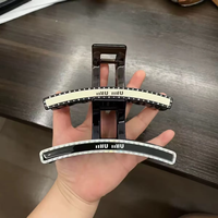 Pinces à cheveux de marque de créateur, polyvalentes, élégantes et sophistiquées, parfaites pour les soirées, accessoires pour cheveux pour femmes, pinces à cheveux avec lettres.